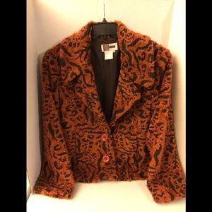 Simon Chang Jacket Faux Fur